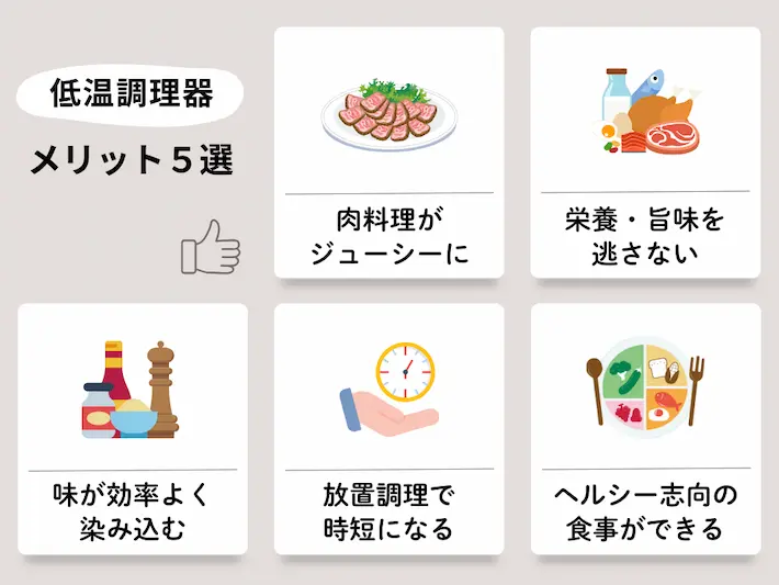 低温調理器のメリット5選｜正しく使えば強い味方に