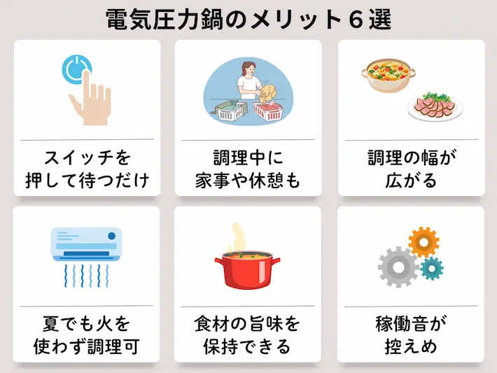 時短・ラク・美味しい！電気圧力鍋のメリット6選