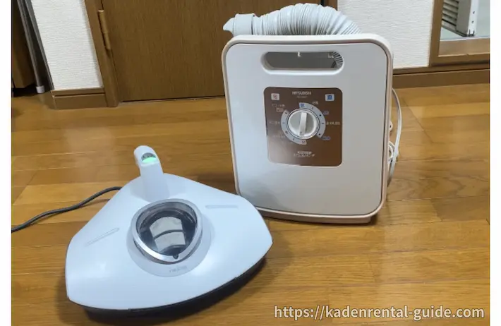 布団クリーナーと布団乾燥機